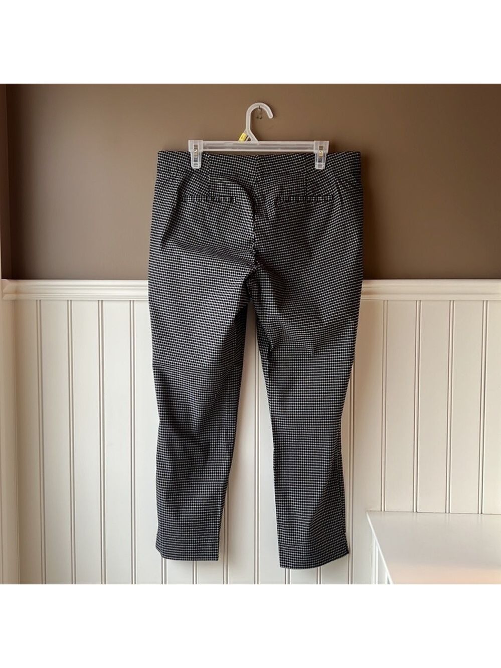 trendsetter Black Plaid Capris Size 14 - Picture 5 of 8